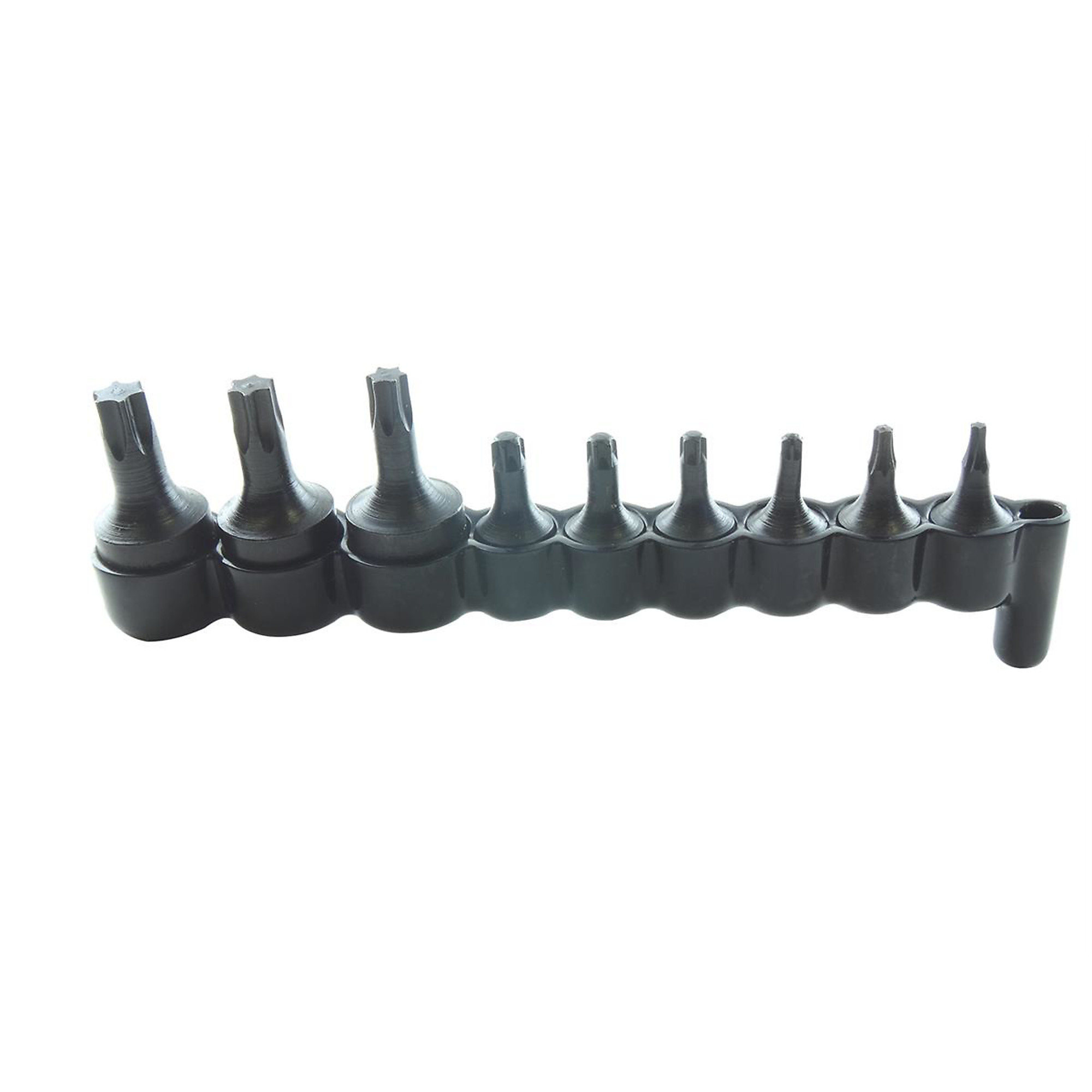 K-Tool International Torx Socket Set — 9-Pc., Heat-Treated Alloy Steel, Vinyl Holder, Model# KTI22600